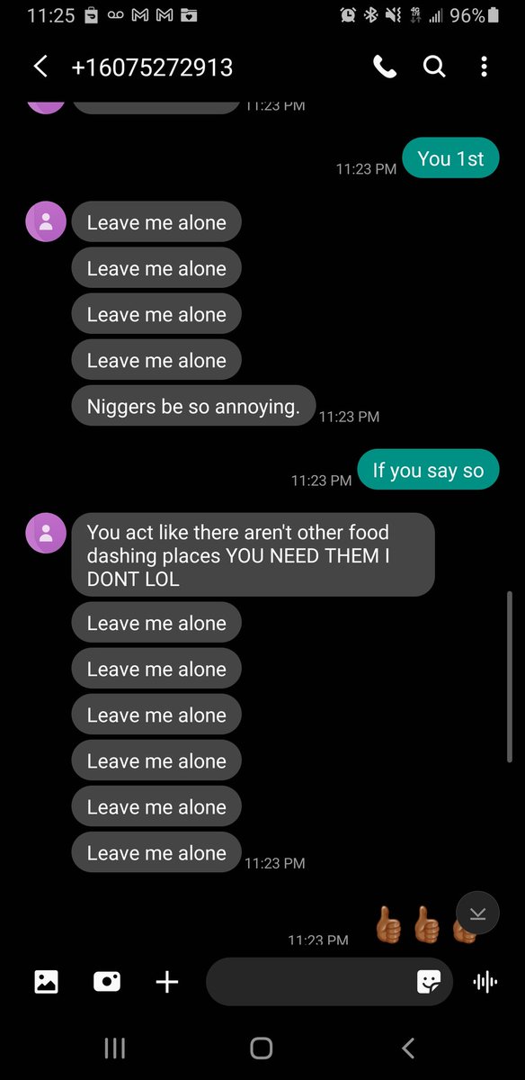 JohnBlaze969's tweet photo. So... my side hustle is driving DoorDash and this is what I experienced last night on my last order for the evening... #doordashracist https://t.co/0s0Vqei6FB