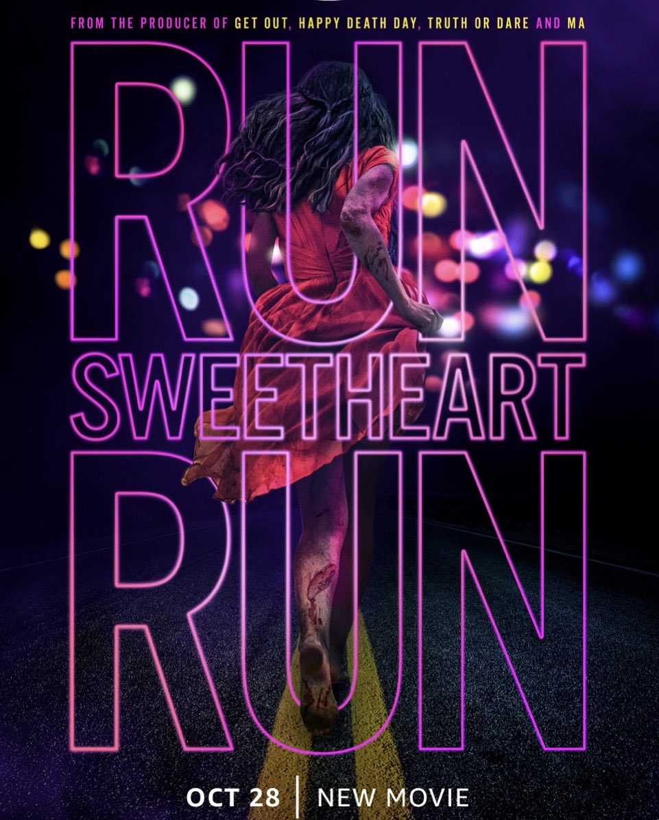 #RunSweetheartRun is on <a href="/primevideo/">Prime Video</a> now! Check out this <a href="/sundanceorg/">The Sundance Institute</a> horror just in time for Halloween. 🎃👠💃🏾 #blumhouse