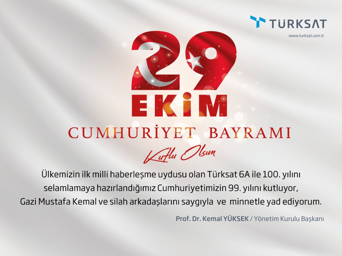 #29EkimCumhuriyetBayramımız kutlu olsun!🇹🇷