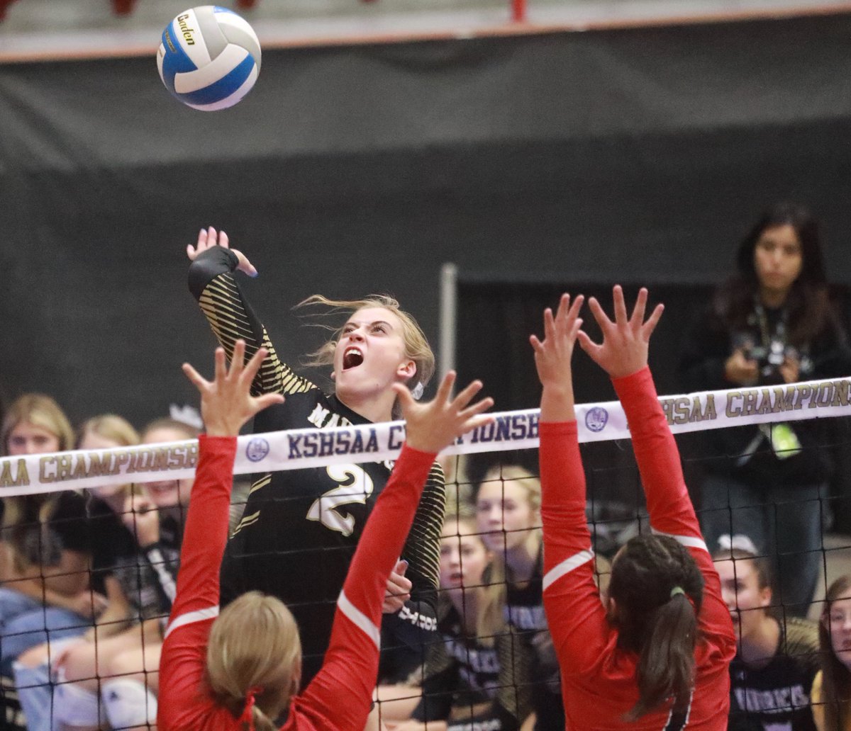 Brent Maycock (@brentkshsaa) on Twitter photo Some of the emotion and determination from the first day of the Class 5A state volleyball tournament.
#KSHSAACovered x <a href="/CapFed/">Capitol Federal</a>
<a href="/LansingLionsVB/">Lansing Volleyball</a> <a href="/HHS_Salthawks/">Hutchinson High School</a> <a href="/MaizeSouthAD/">MSHS AD</a> <a href="/Andover_Central/">Andover Central Athletics</a> Some of the emotion and determination from the first day of the Class 5A state volleyball tournament.
#KSHSAACovered x <a href="/CapFed/">Capitol Federal</a>
<a href="/LansingLionsVB/">Lansing Volleyball</a> <a href="/HHS_Salthawks/">Hutchinson High School</a> <a href="/MaizeSouthAD/">MSHS AD</a> <a href="/Andover_Central/">Andover Central Athletics</a>