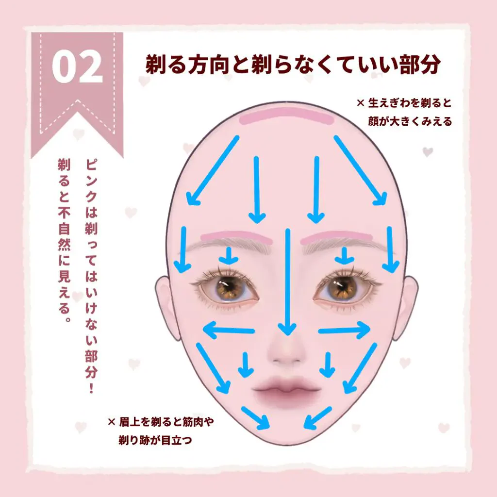 顔 うぶ 毛 剃り 方