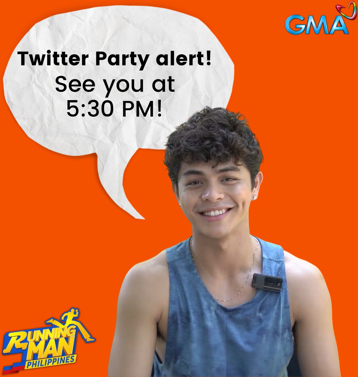 Masaya at nakakapagod na nametag ripping ulit ang mission ng runners sa Running Man PH mamaya!

Pero ang Kolokoys hinding hindi mapapagod mag support kay Kokoy, kaya magkita-kita tayo ng 5:30 PM mamaya para sa ating Twitter Party! See you!

#RunningManPH
#RMPhKokoy