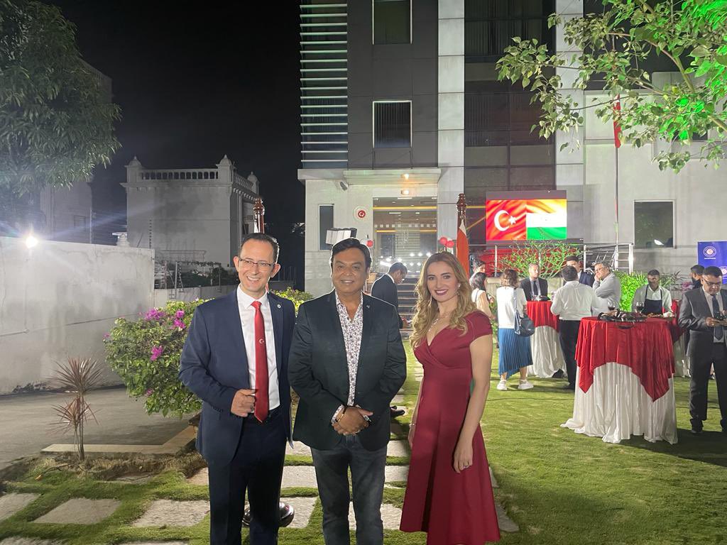 I'm humbled to be invited as a guest of honour by the Turkish consulate celebrating the 99th Republic Day along with the consulate generals of the UK, Dubai, China and others. It was an absolute honour to interact with various nationals ☺️🌹