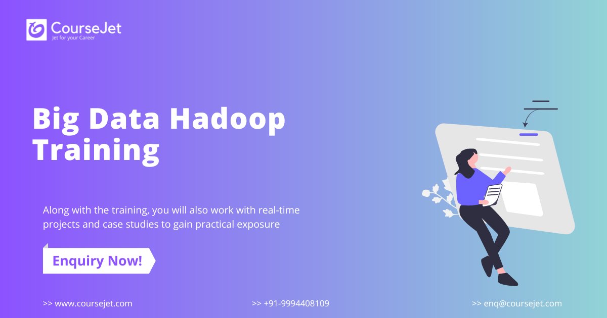 course_jet's tweet image. CourseJet Big Data Hadoop Training will provide the best ways for the learners to master the fundamentals of Big Data and Hadoop Administration.
Enroll Now : coursejet.com/big-data-hadoo…
Call Now : +91-9994408109
#bigdata #bigdatahadoop #bigdatahadooptraining #coursejet