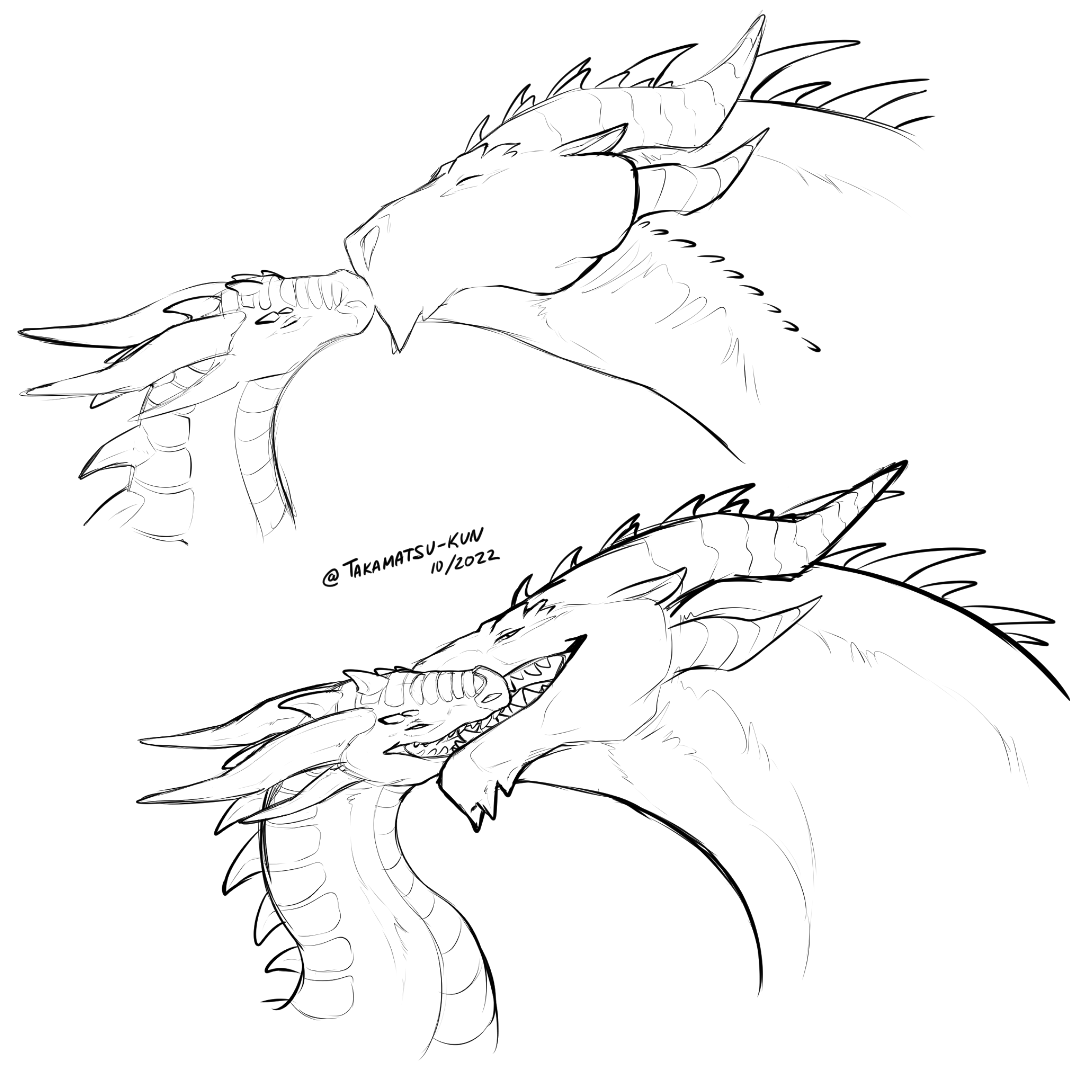ColdNeonOcean's tweet photo. ah yes~ such majestic, awe inspiring creatures..
wanted to figure out dragon kissing then remembered who I'm working with here https://t.co/J6Xv5NTV6p