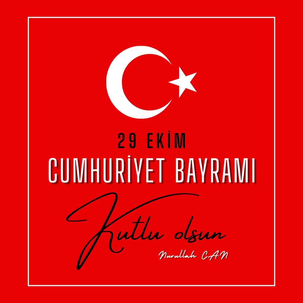 Cumhuriyetimizin 99. yaşı kutlu olsun. 🇹🇷

Bu yolda canı pahasına mücadele eden başta Gazi Mustafa Kemal Atatürk ve tüm şehitlerimizi saygıyla anıyorum.
