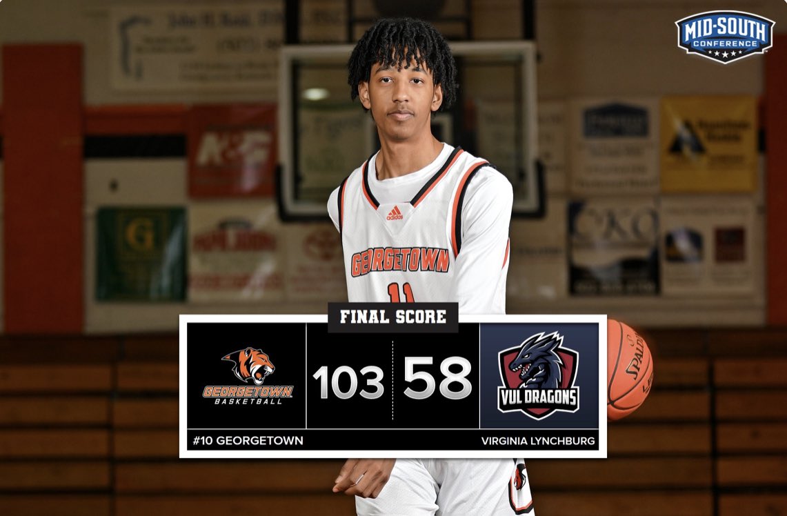 🚨Final score in the G tonight, 103-58!
Leading Scorers:
Cam Brooks-Harris: 17 points
Tommy Thomas: 16 points
Tae Dozier: 15 points
Kyran Jones: 13 points 

The Tigers will be back in action next Wednesday in Kansas City @ Park University! #TigerPride🐅