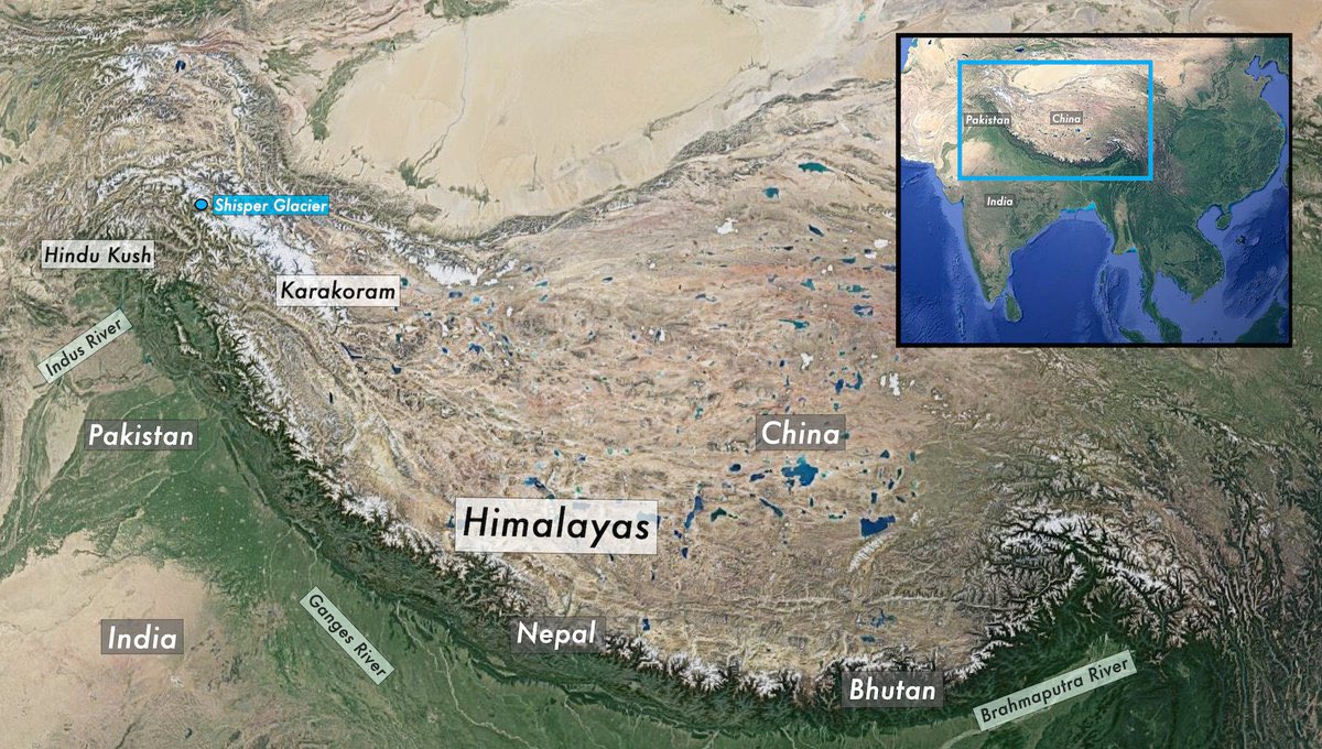 The eastern Himalayas could lose as much as 60 percent of their ice by 2100, even in a low-emissions scenario. 
More than a billion people depend on meltwater from the Himalayas. As glaciers vanish, a water crisis looms.
Read more <a href="/YaleE360/">Yale Environment 360</a>: bit.ly/3SQyGU <a href="/COP27P/">COP27</a>