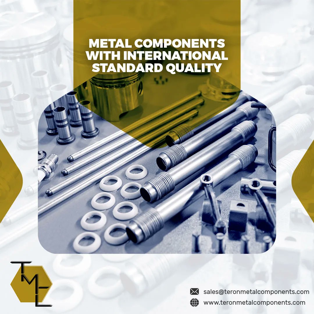 TeronMetal's tweet photo. Well-equipped in-house facilities with high-tech machinery and equipment maintain the international standard quality of our metal components. Contact us to know more.
https://t.co/tPHHK1nwH2
#MetalComponents #MetalComponentsManufacturing #PrecisionMetalComponents #India #Europe https://t.co/8ZKBYEgylQ