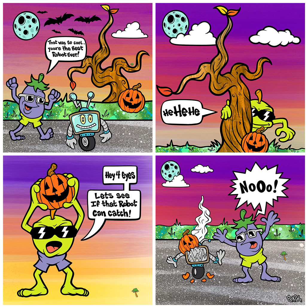 🎃 SaltyPineappleKids.com 🎃 Trick-Or-Treat (SPK-69) 🎃 October 29th, 2022 🎃 SALTY PiNEAPPLE KidS 🎃 NEW Comics Every Saturday Morning 🎃 SEASON SEVEN 🎃 Episode Sixty Nine 🎃 #Salty #Pineapple #Kids #NEW #Comics #Every #Saturday #Morning #SaltyPineappleKids #NewComics #EGBERT