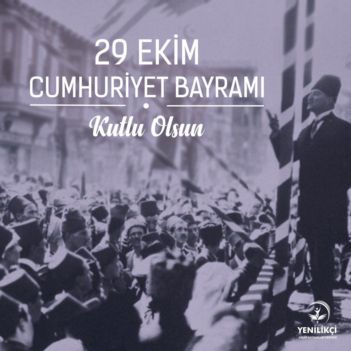 Güçlü bir gelecek inşa etmek, Cumhuriyetimizi korumak ve yaşatmakla mümkündür. Yarınlara büyük bir umut, inanç ve emekle yürüme kararlılığı ve azmi diliyoruz. 29 Ekim Cumhuriyet Bayramımız kutlu olsun!