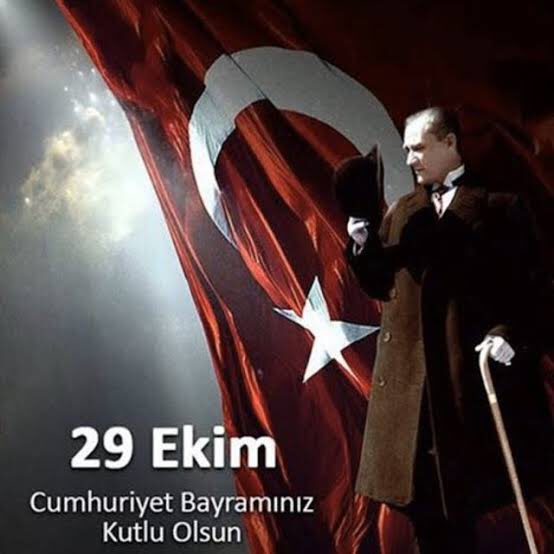 CUMHURİYET BAYRAMI KUTLU OLSUN 🇹🇷🇹🇷🇹🇷