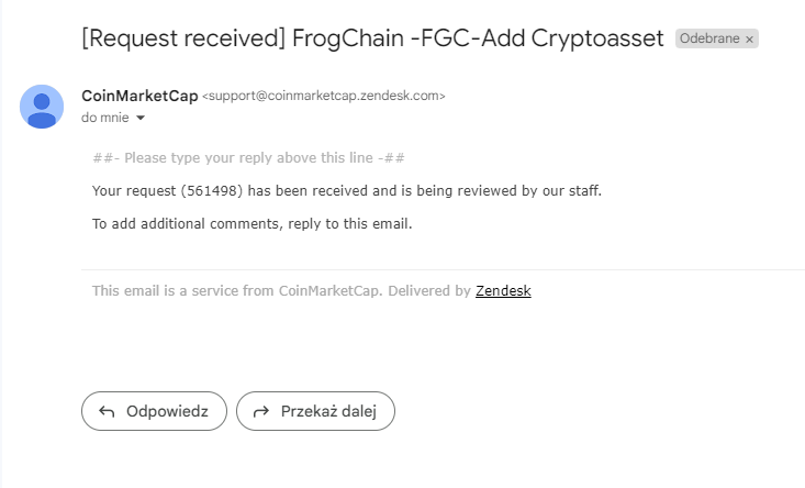 Frog_Chain's tweet photo. The FrogChain team has submitted an application to @CoinMarketCap  and we are sure that $FGC will be listed on CMC on November 2nd https://t.co/GpjvTqvPOg