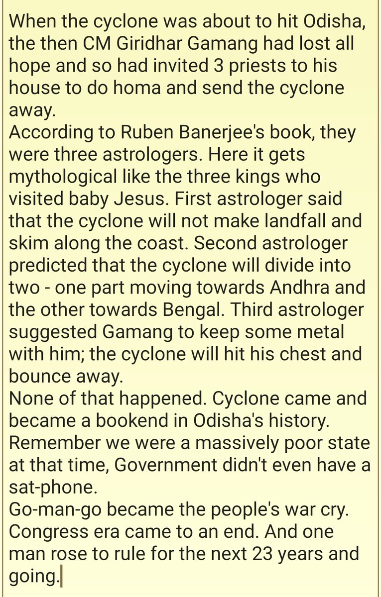 sisupalagarha's tweet photo. Astrology is just a fun party game, nothing more
#1999Cyclone https://t.co/FZtpb5wjCB