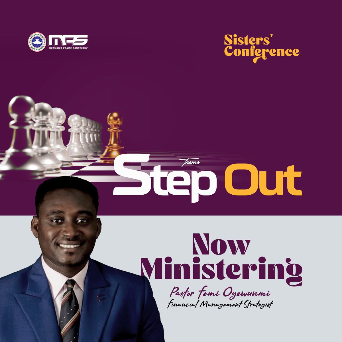 rccgmps's tweet photo. Ministering now Pastor Femi Oyewunmi.

#sistersconference
#stepout2022
#rccgmps https://t.co/IY4orBHMds