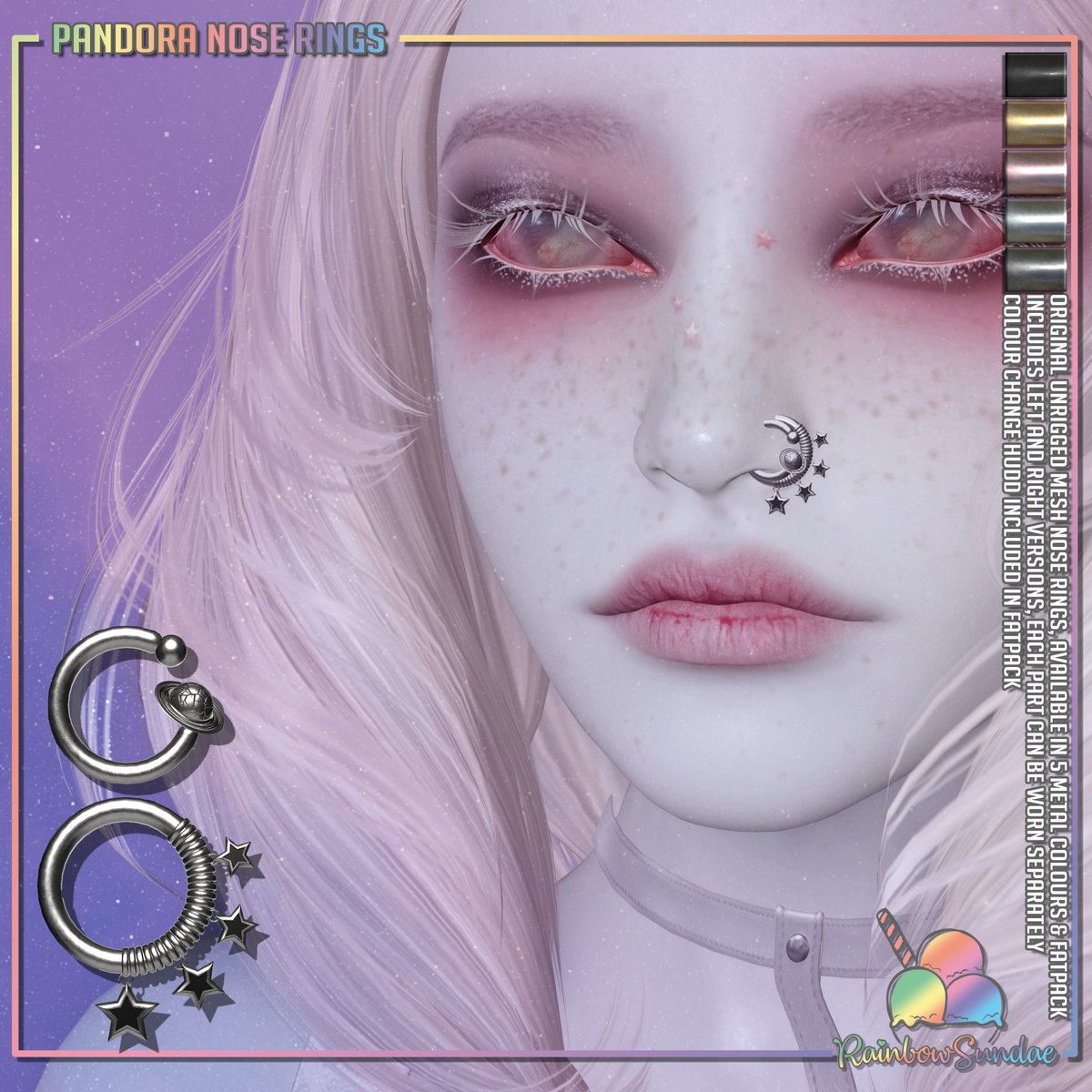RainbowMubble's tweet photo. new nose rings at Planet29! https://t.co/wPIg9LlCVK