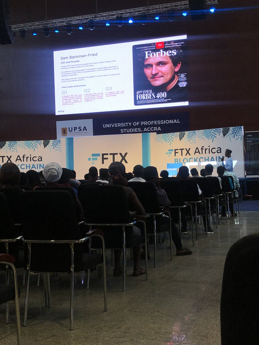 OffeiKingsley2's tweet photo. FTX Africa blockchain happening now at @upsaccra #kobbykyei @KobbyKyei_ https://t.co/iuyyC3P9jA