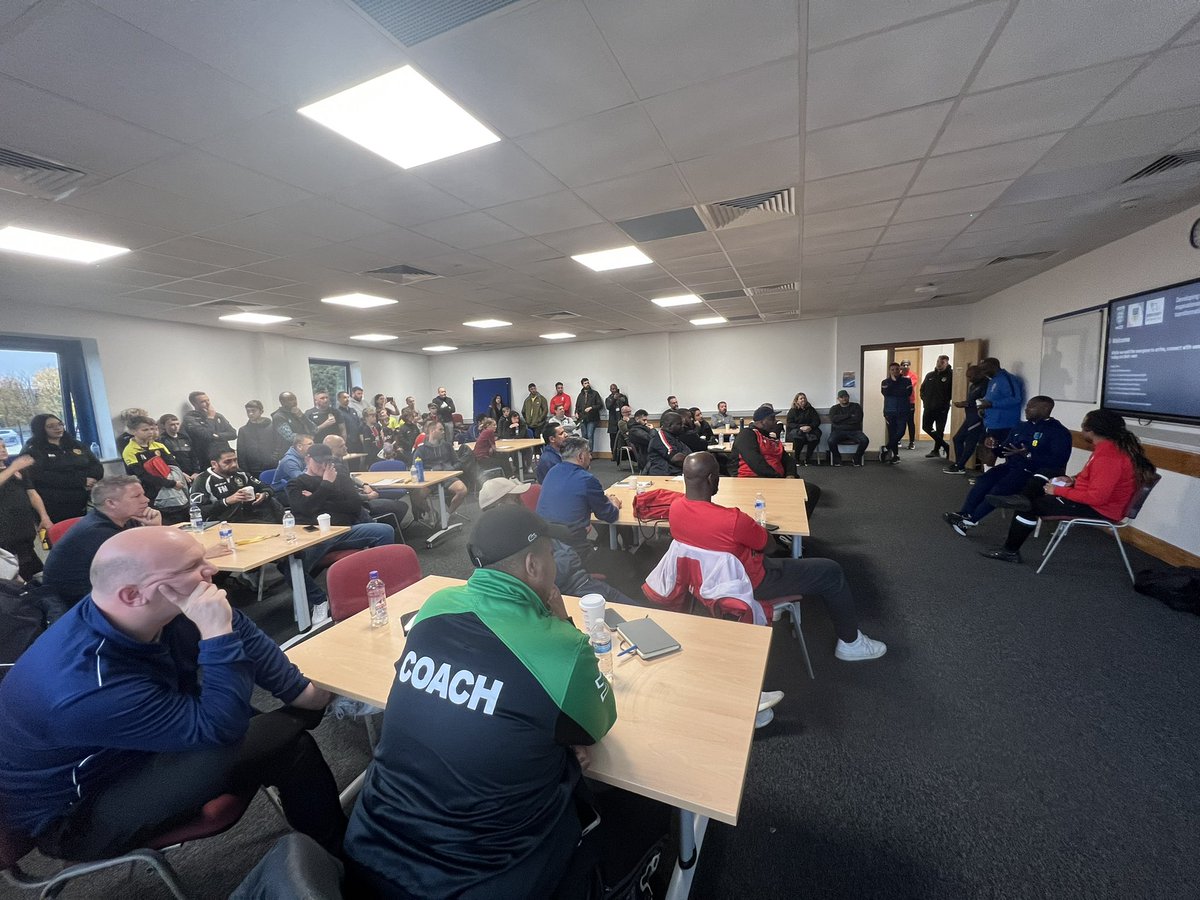 Full house here #BlackHistoryMonth Event #MichaelJohnson <a href="/CoachingSteve/">Steve Coaching</a> Q&amp;A #EastMidlands #East