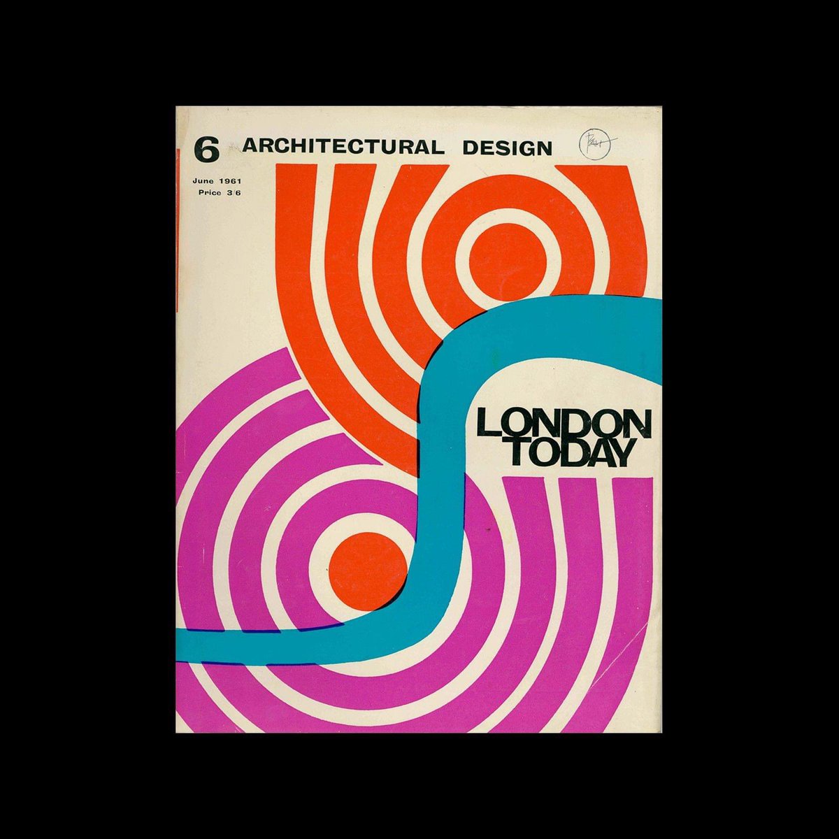 Architectural Design, June 1961
Cover design by Theo Crosby on the theme of the two cities of London and Westminster
designreviewed.com/artefacts/arch…
#theocrosby #architecturaldesign  #london