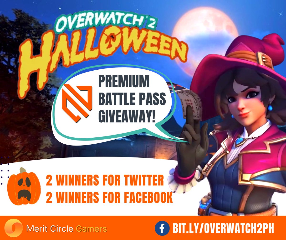 Halloween Terror from <a href="/PlayOverwatch/">Overwatch</a> is here! 🎃

Suffer the Wrath of The Bride and be cursed with Premium Battle Passes! 👻

📝To enter:
1. Like &amp; RT this tweet
2. Follow @MeritGamers
3. Tag 2 Overwatch buddies

Deadline: November 4 🎁

#Overwatch2 #HalloweenTerror #giveaway