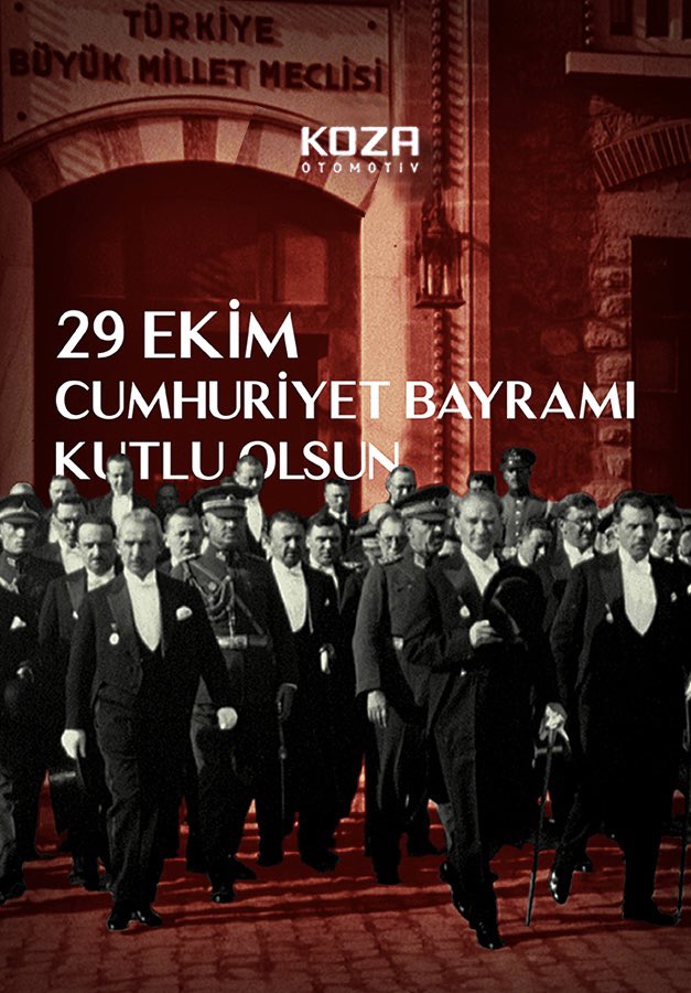 Ne senden geçeriz, ne eserinden… Cumhuriyet Bayramı Kutlu Olsun 🇹🇷