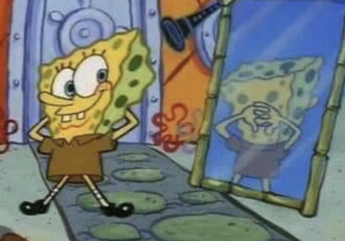 Me trying on my boyfriends shit 😭