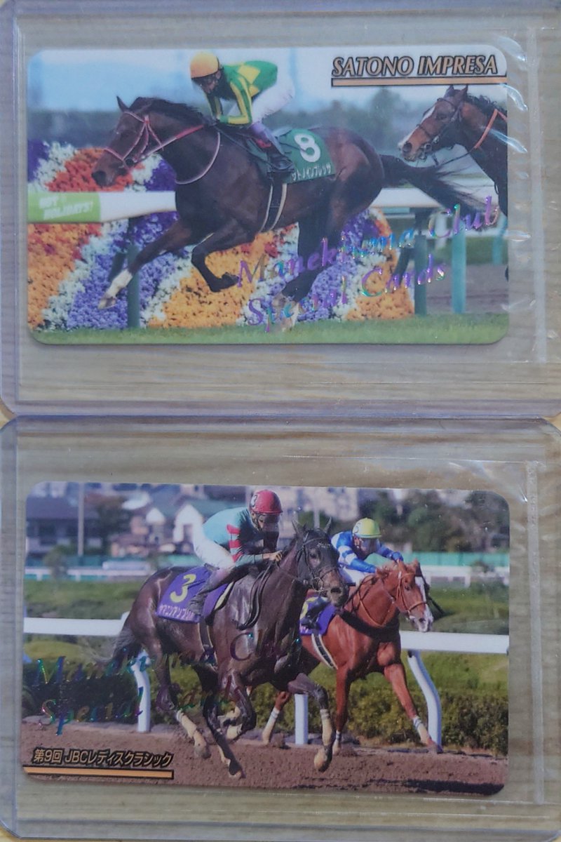 旬な55弾spが3枚も!
馬もいいところです。
おめでとうございます!
#まねき馬倶楽部
#ドウデュース
#ジオグリフ
#ミューチャリー
#サトノインプレッサ
#ヤマニンアンプリメ