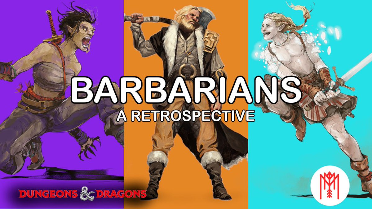 Monsters_Multi's tweet photo. Hey everyone!

We took a look at the Barbarian class and how it's developed and changed over the life of 5e.

What do you want to see out of an updated class? My big thing is out of combat abilities.

#dnd #ttrpg https://t.co/5ylr8deZto