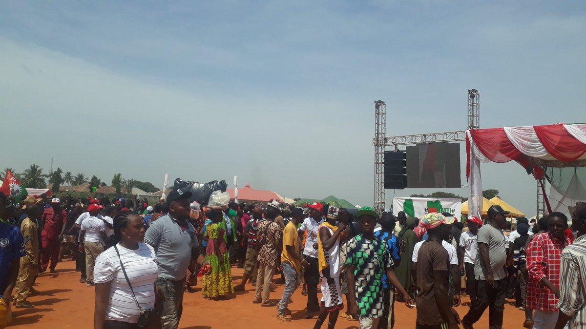 JaypeeGeneral's tweet photo. Obidients have started trooping in to the #ObiDatti2023 campaign venue in Lafia. E go loud today๐ฅ๐ฅ๐ฅ Nasarawa State is for Peter Obi๐ณ๐ฌโ
#obidatt2023 #PeterObiForPresident2023
โ
Yusuf Datti Seun Reno Enugu Tinubu Tambuwal ICAN #Chimaroke #AtikuInUS https://t.co/ghwSRu2pOL