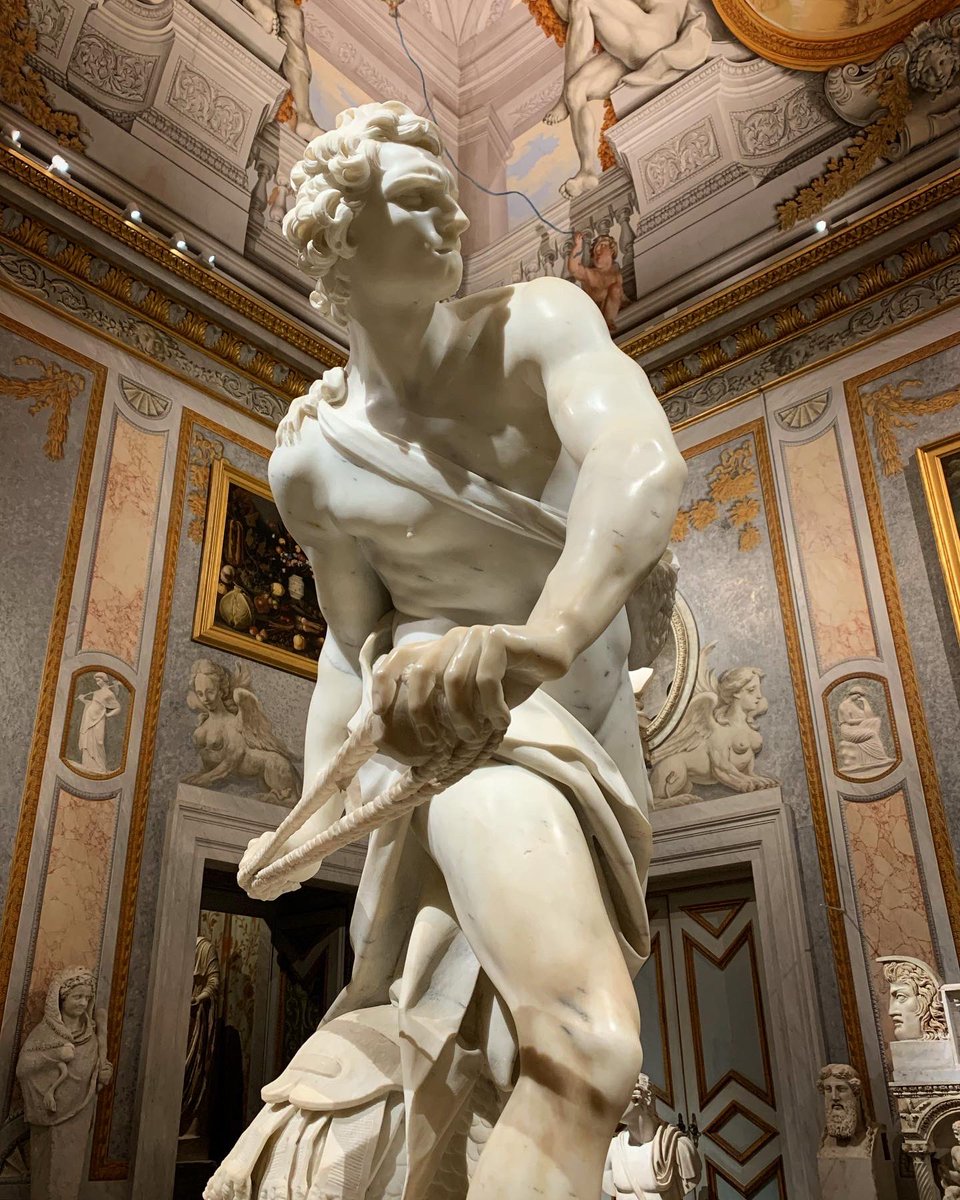 AndreaComisi's tweet photo. David by Gian Lorenzo #Bernini, 1623/24 ✨ #Roma, #GalleriaBorghese 📍

#VisitRoma #VisitRome
#Tesori_Italiani #ArteMondo_
#IlikeItaly #BaroqueArt https://t.co/DasvH35OwL