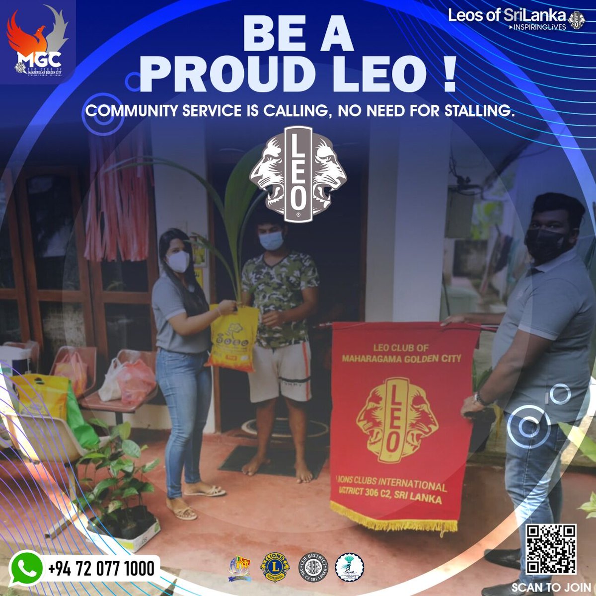 MGC_leos's tweet photo. Scan, Fill, Submit and then Boom!🦁
YOU are a part of the World’s Largest Youth Service Organization.

Are you up-to join hands with us and help the community?

For more details drop us a message! 🙌🏻
Call or Whatsapp via : +94715304176 https://t.co/DKpQxxjeBi