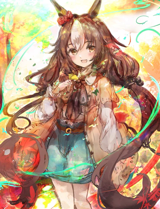 色めき風#ウマ娘 #ヤマニンゼファー 