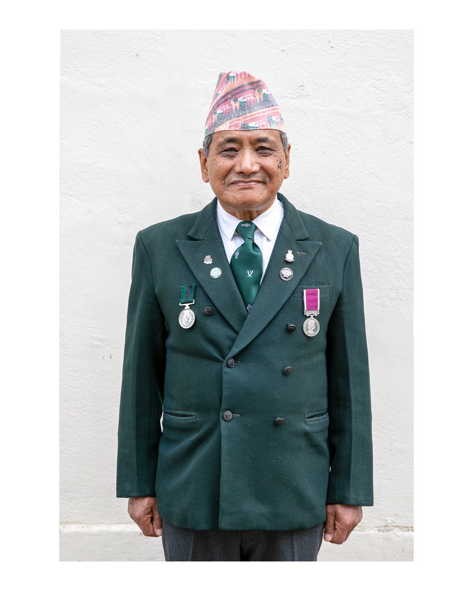 Rtd Captain Shrestha 'I am proud to be in the home of the British Army.” 20 large images are now on display on Union Street in Aldershot as part of Beyond the lens phase 2. Funded by Rushmoor Borough Council. #aldershot #celebration #rushmoor #hampshire #portrait #community