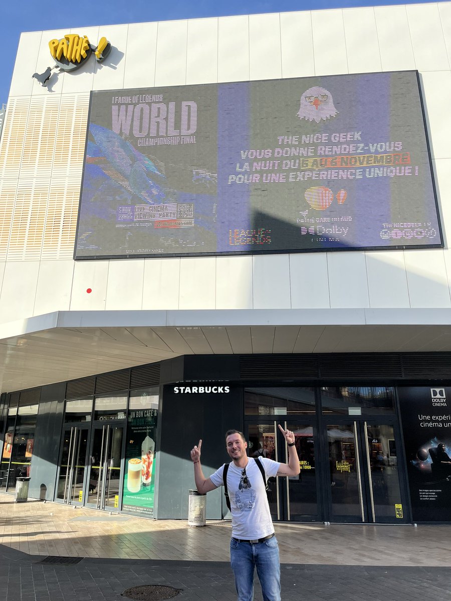 TheNiceGeek06's tweet photo. Le RDV est donné le 5 novembre au #cinéma @pathefrance #GareDuSud pour la finale mondiale de #LeagueOfLegends #Worlds2022 !
#lol #Nice06 https://t.co/Dm2CRKiaj7
