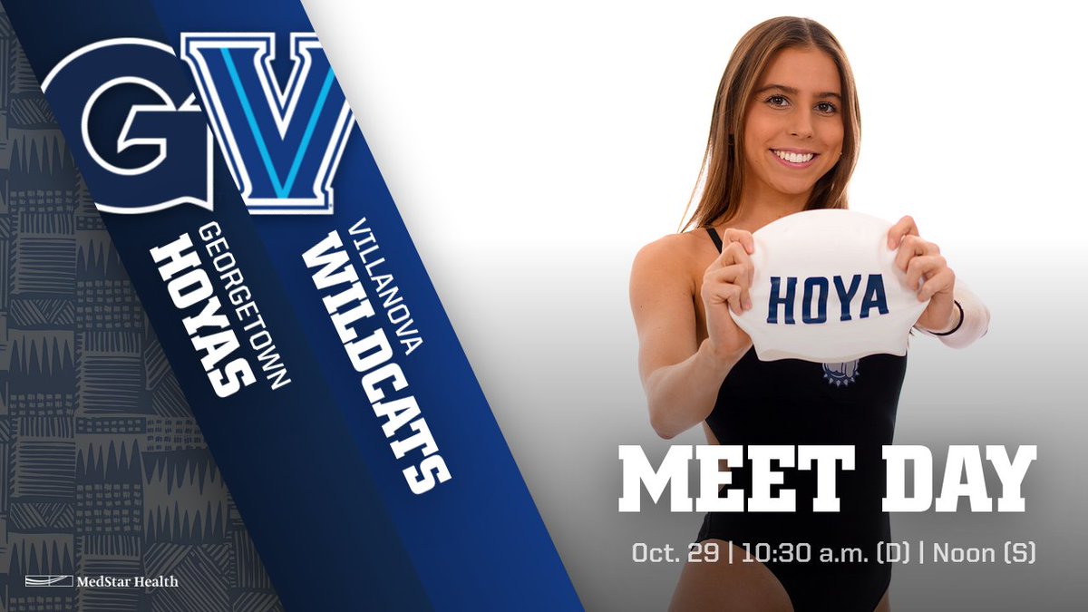HoyasSwimDive's tweet photo. MEET DAY!!! Back at it again, let's make some magic happen #H20YAS #HOYASAXA https://t.co/p9vSGzBK9l