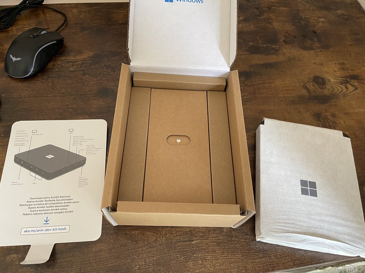 markjprice's tweet photo. Unboxing and setting up the new Windows Dev Kit 2023. It works well with this 3:2 monitor (3840 x 2560). Super nice for checking the final PDFs of my book for typos. Thanks to the production team at @PacktPublishing!
#dotnet #dotnet7 #windowsdevkit2023
https://t.co/5h3fKYEv7H https://t.co/Uz5Fa4jdUn
