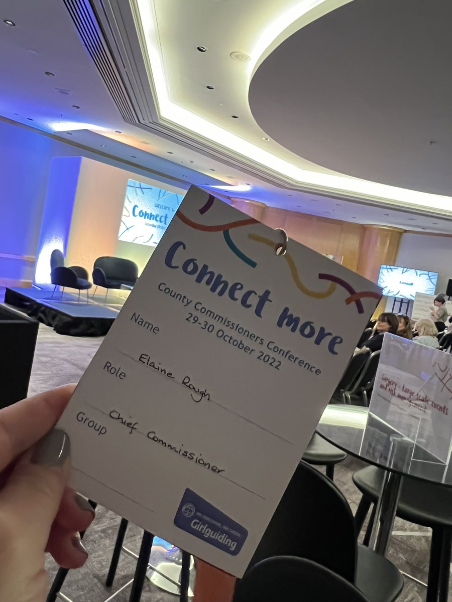 Girlguiding Connect More conference in Birmingham this weekend- early alarm &amp; flight 😴 County Commissioners from throughout UK and BGO coming together for 24 hours.