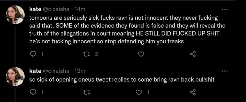 Romi56435119's tweet photo. Never thought one of these would actually come up on my tl. Imagine still thinking this 💀
Anyway, #we_want_ravn_back #OneusOT6Forever #OneusIs6 https://t.co/PEl78j55mc
