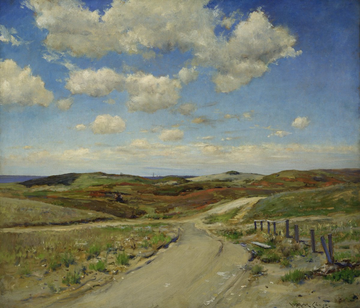 artistchase's tweet photo. William Merritt Chase, Shinnecock Hills, ca. 1895 #americanartmuseum #museumarchive https://t.co/es6pLseSYI https://t.co/pzQHNBg8UQ
