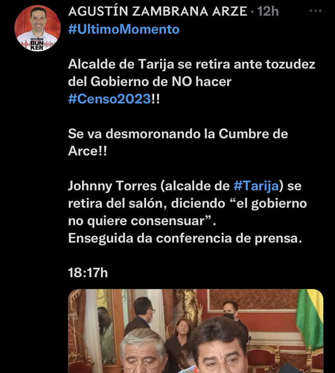 CesarDockweiler's tweet photo. ENCUENTRA LA DIFERENCIA 

Mientras una MAYORÍA está DE ACUERDO con definir técnicamente la fecha del Censo; el grupo de ODIADORES se alegra de que una instancia de diálogo nacional NO PROSPERE y se vaya “desmoronando”.

Juzgue usted!!!

#SinOdios https://t.co/vzJHNDbTOv