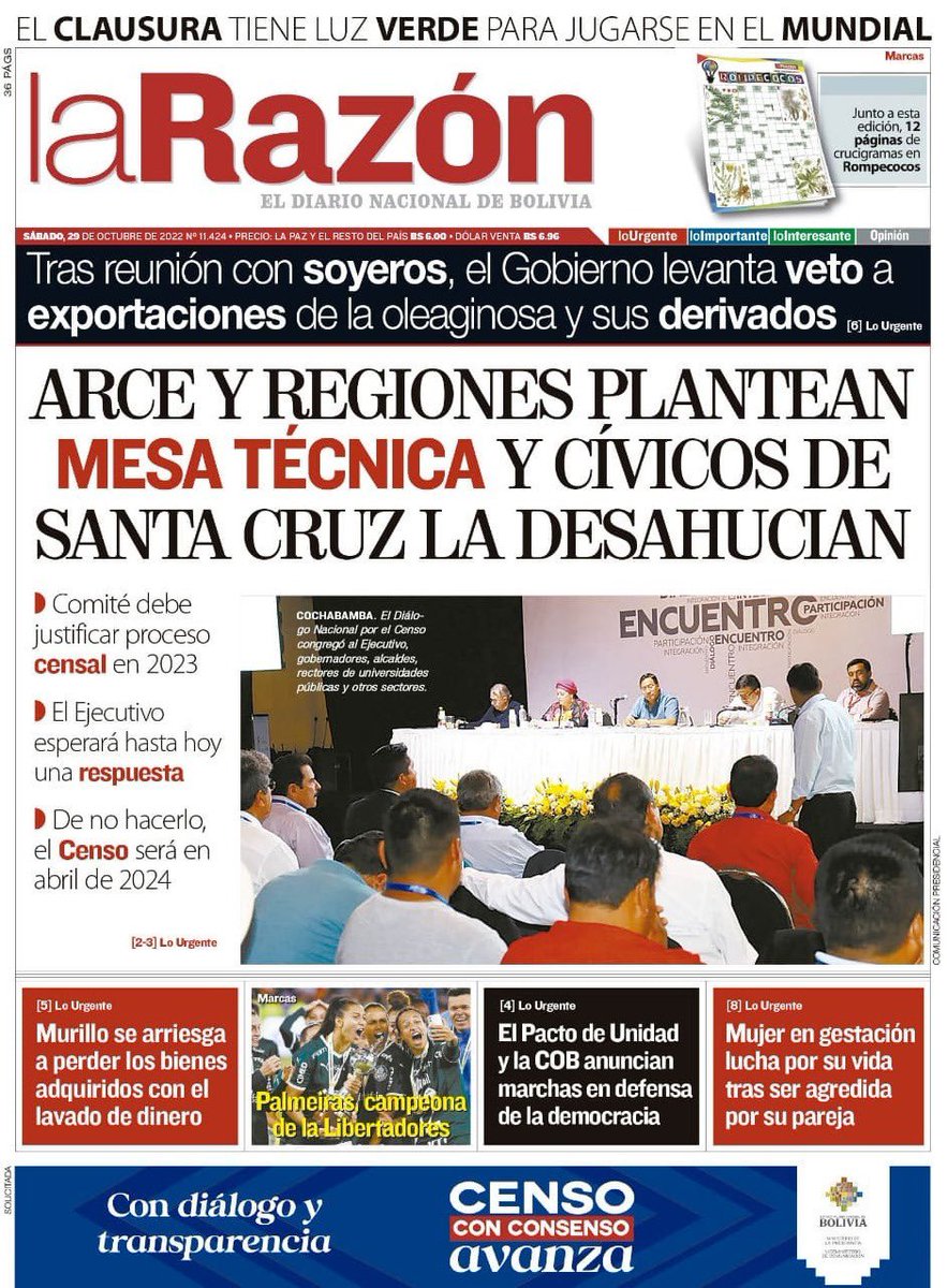 CesarDockweiler's tweet photo. ENCUENTRA LA DIFERENCIA 

Mientras una MAYORÍA está DE ACUERDO con definir técnicamente la fecha del Censo; el grupo de ODIADORES se alegra de que una instancia de diálogo nacional NO PROSPERE y se vaya “desmoronando”.

Juzgue usted!!!

#SinOdios https://t.co/vzJHNDbTOv