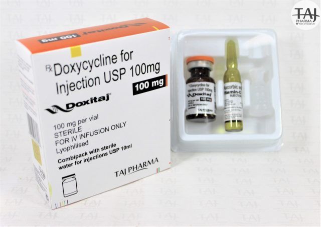 taj_pharma's tweet photo. #DoxycyclineInjection USP 100mg, #formulation #development, making #applications to the #international #regulatory authorities for marketing approval,. #antibiotic #antibiotics #doxycycline #pharmacology #pharmacist #lymedisease #skincare #acne More: https://t.co/K5hRQjWbcJ https://t.co/xhcleK6BCp
