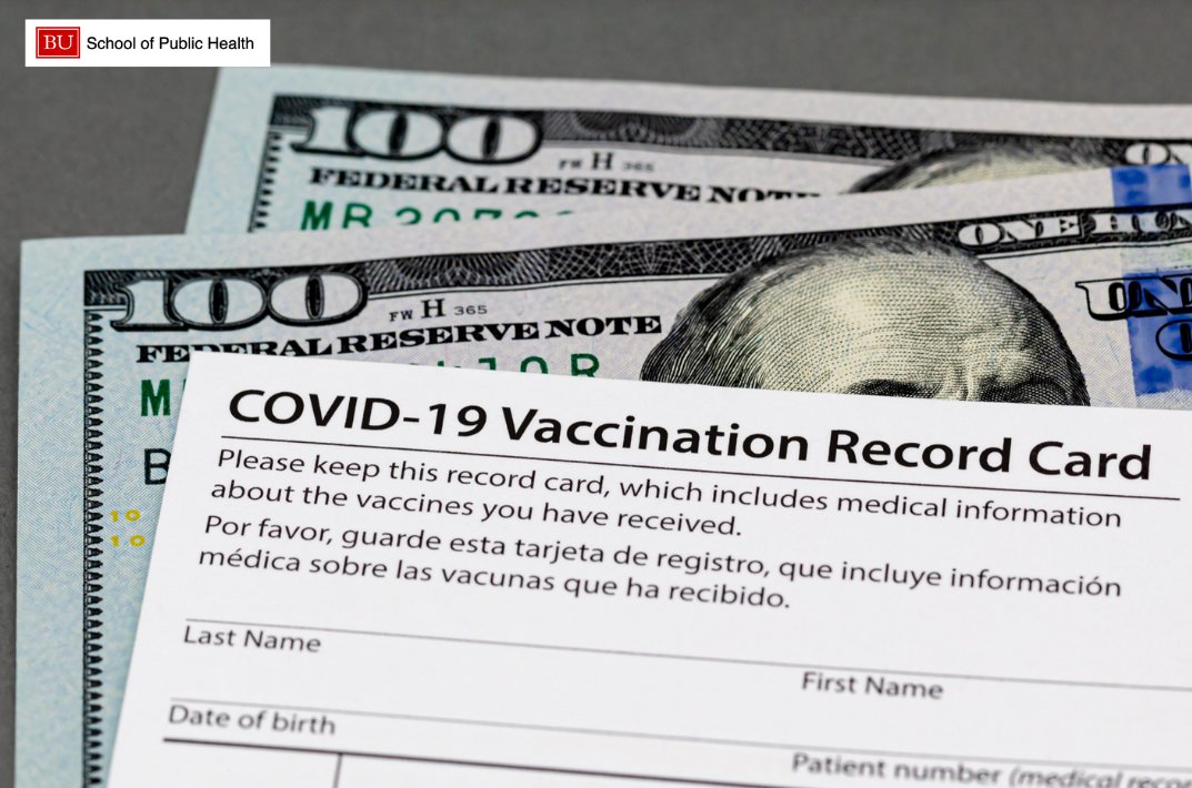 Given the lack of evidence and potential unintended consequences, we are puzzled by the widespread practice of giving incentives for COVID-19 vaccines. Where there is evidence that programs work, we don't understand why or whom. No studies looked at cost-effectiveness.