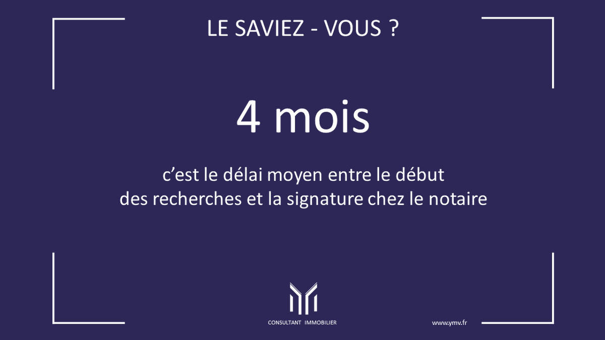 ymv_fr's tweet photo. Le saviez-vous ?
Le délai moyen entre le début des recherches et la signature chez le notaire.
#bretagne #morbihan #finistère #côtes_d_armor #ille_et_vilaine #loire_atlantique #ymv #immobilier #investir #achat #acquisition #accession #acquéreur #compromis #lesaviezvous https://t.co/AbL9clffzI