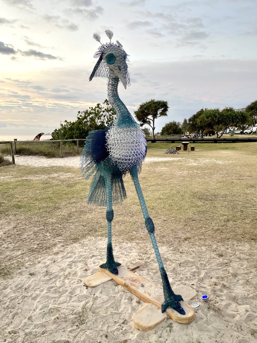 SimonMGC's tweet photo. Exotic Crane by the brilliant Ivan Lovatt at Swell 2022. #swell #ivanlovatt https://t.co/bQNZcYhx3y