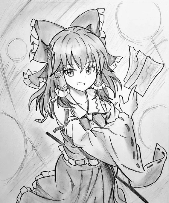 霊夢描いてから
魔理沙描くまでに
1年経ってるってマジ? 