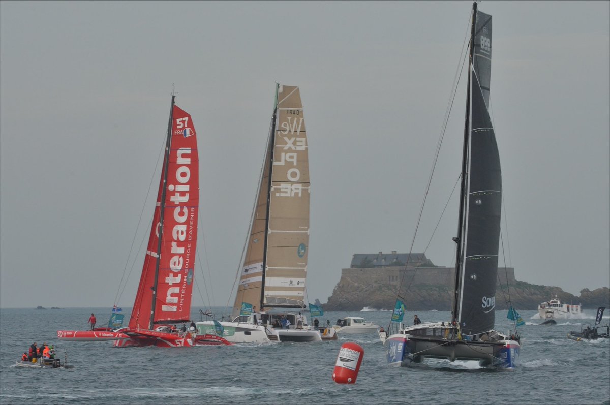 RouteDuRhum's tweet photo. [(PARADE RHUM MONO &amp; MULTI⛵️)]

Flotte hétéroclite, de navires historiques et de prototypes, cette année, ce sont 16 solitaires en #RhumMono et 14 #RhumMulti qui ont choisi de s'engager sur la #RDR22 https://t.co/NGeKPBE8sY