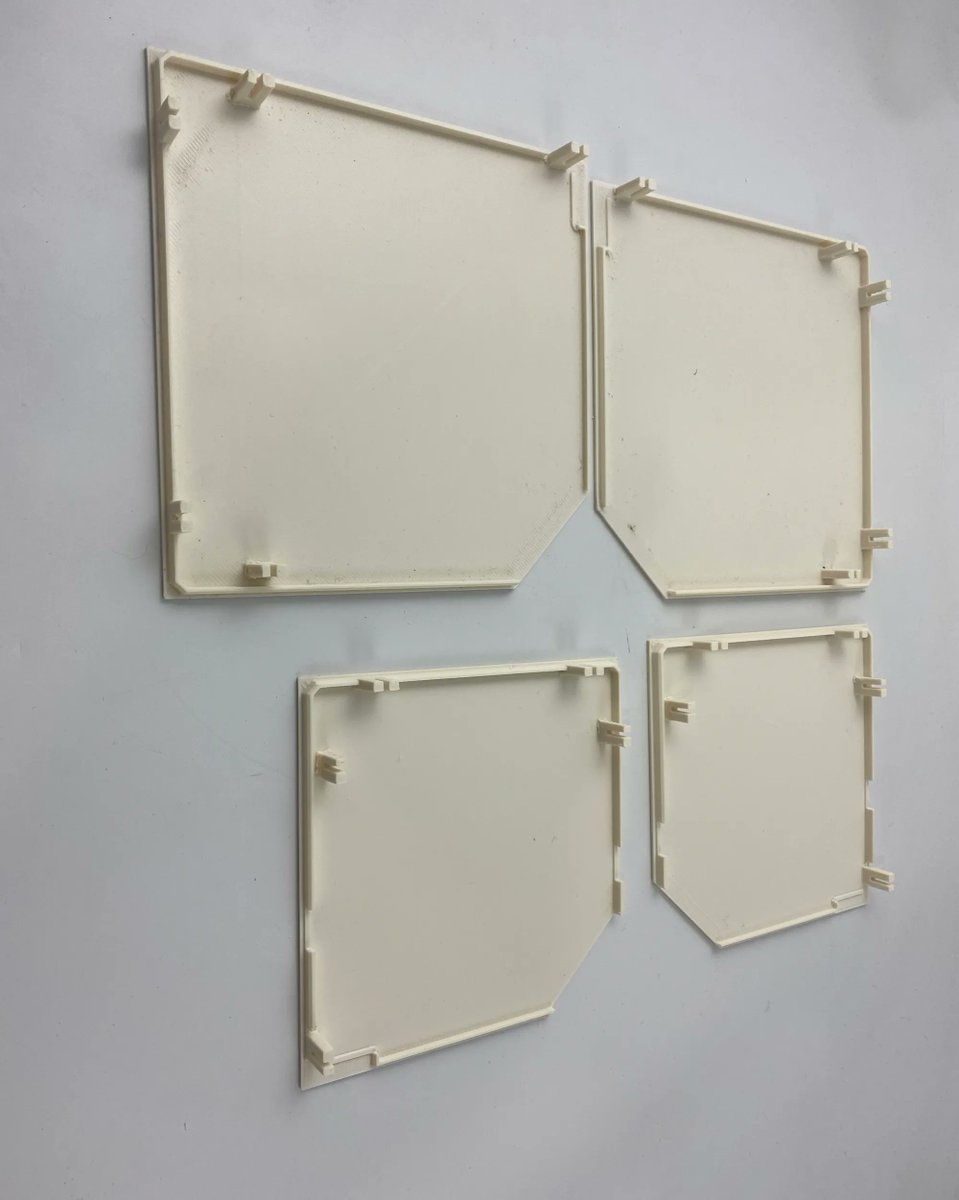 V3DPrinting's tweet photo. Réalisation de caches de fermeture de boîtes à volets à partir des pièces d’origine cassées.
Impression en ASA (ABS résistant aux UV) https://t.co/W8aplRdwh2