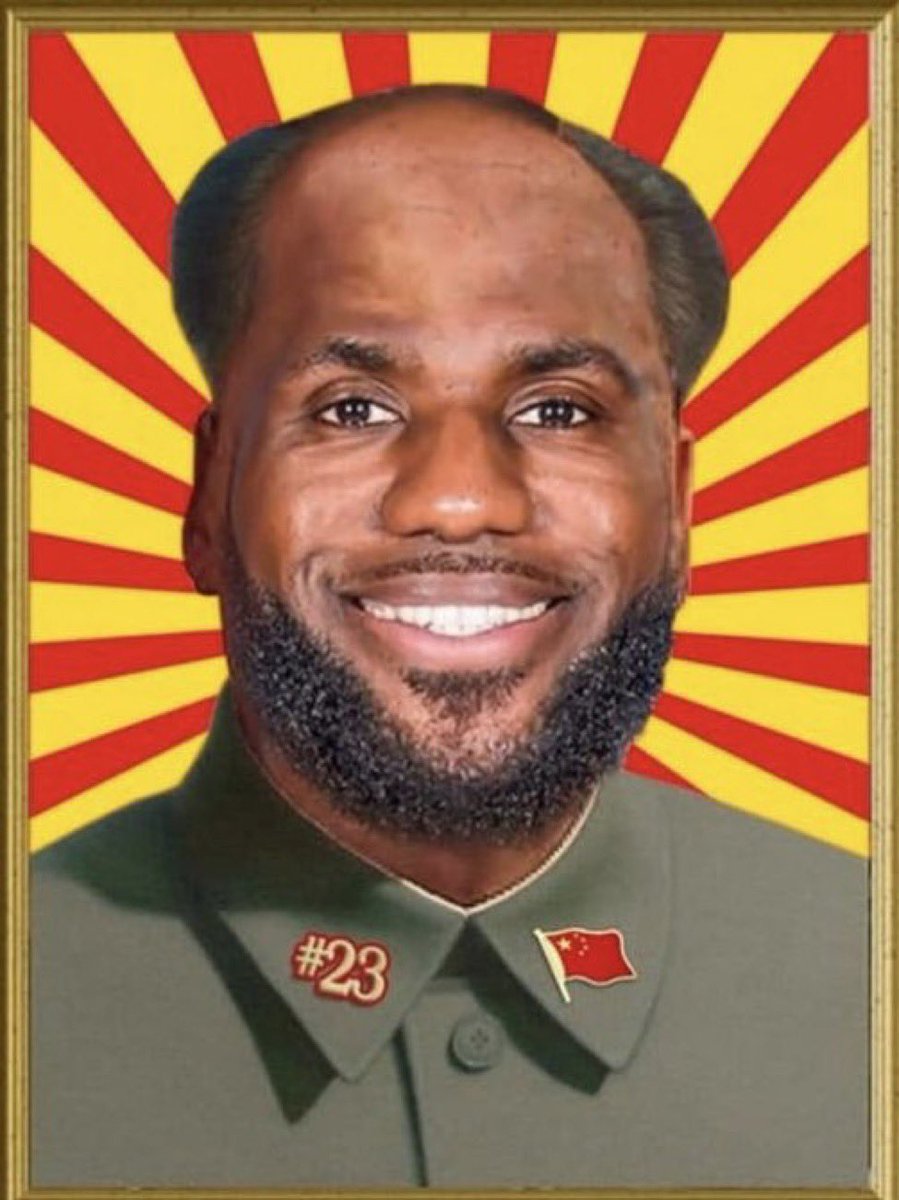 republicdfender's tweet photo. Celebrating that china bootlicker and race baiter lebron is 0 and 5 !!! 

Great job @KingJames and @Lakers 

#supporthongkong #supporttaiwan https://t.co/akv0PvfilZ