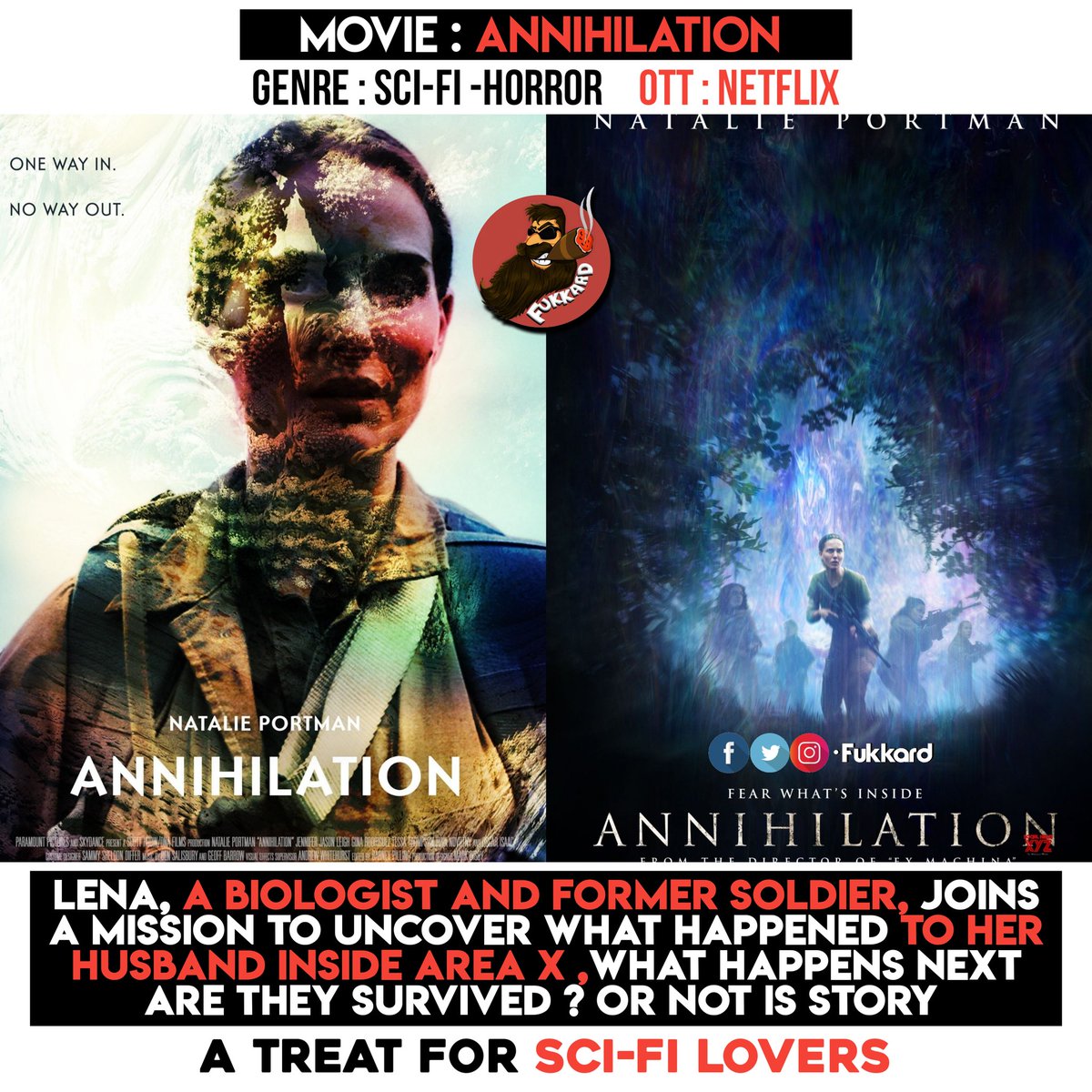 FukkardMemes's tweet photo. #Annihilation 

#FukkardMemes
#FukkardMovieSuggestion #Fukkard https://t.co/8cC0DLvweL